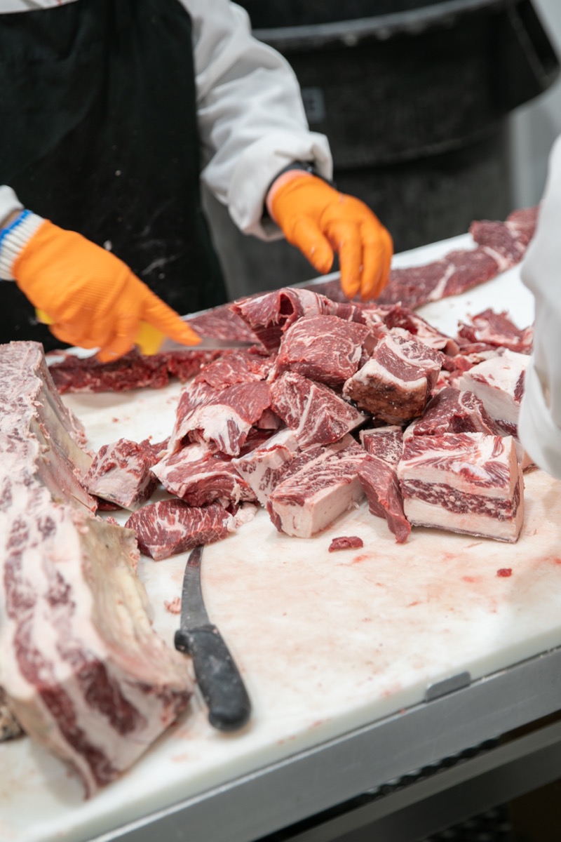90 West Beef processing