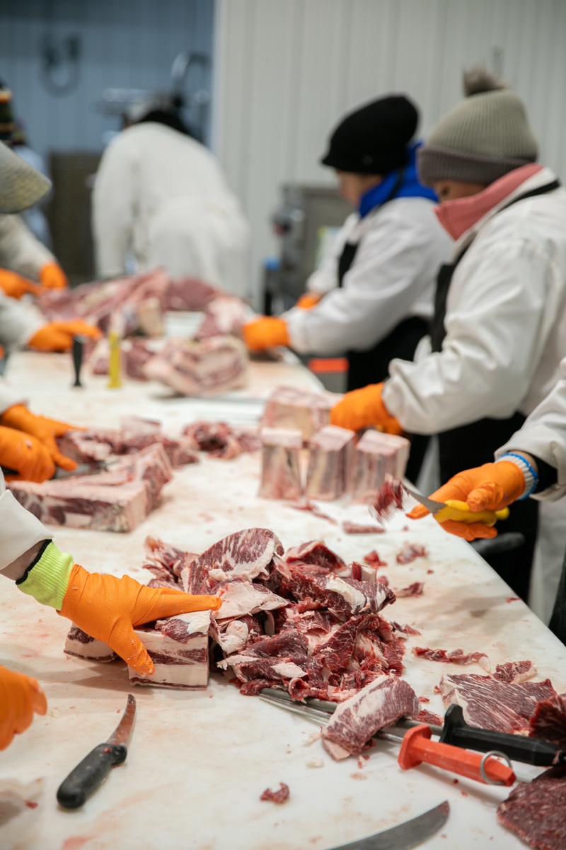 90 West Beef processing