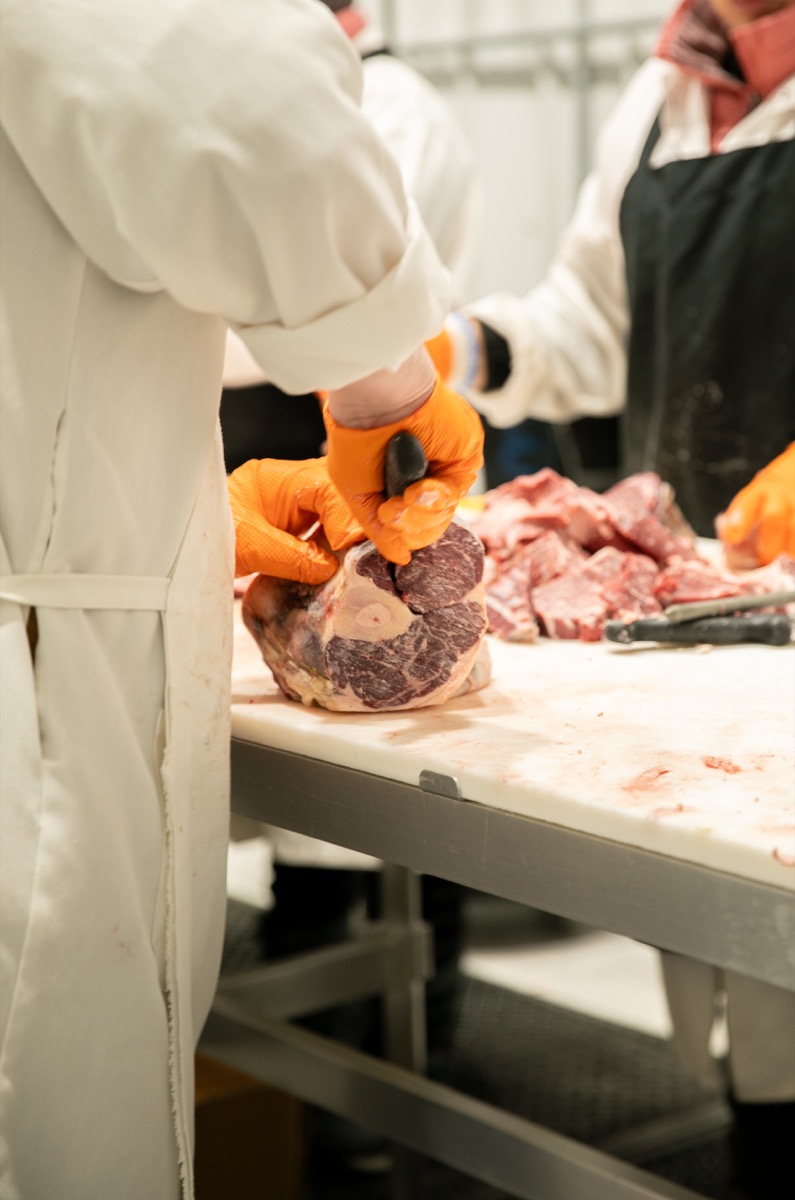 90 West Beef processing