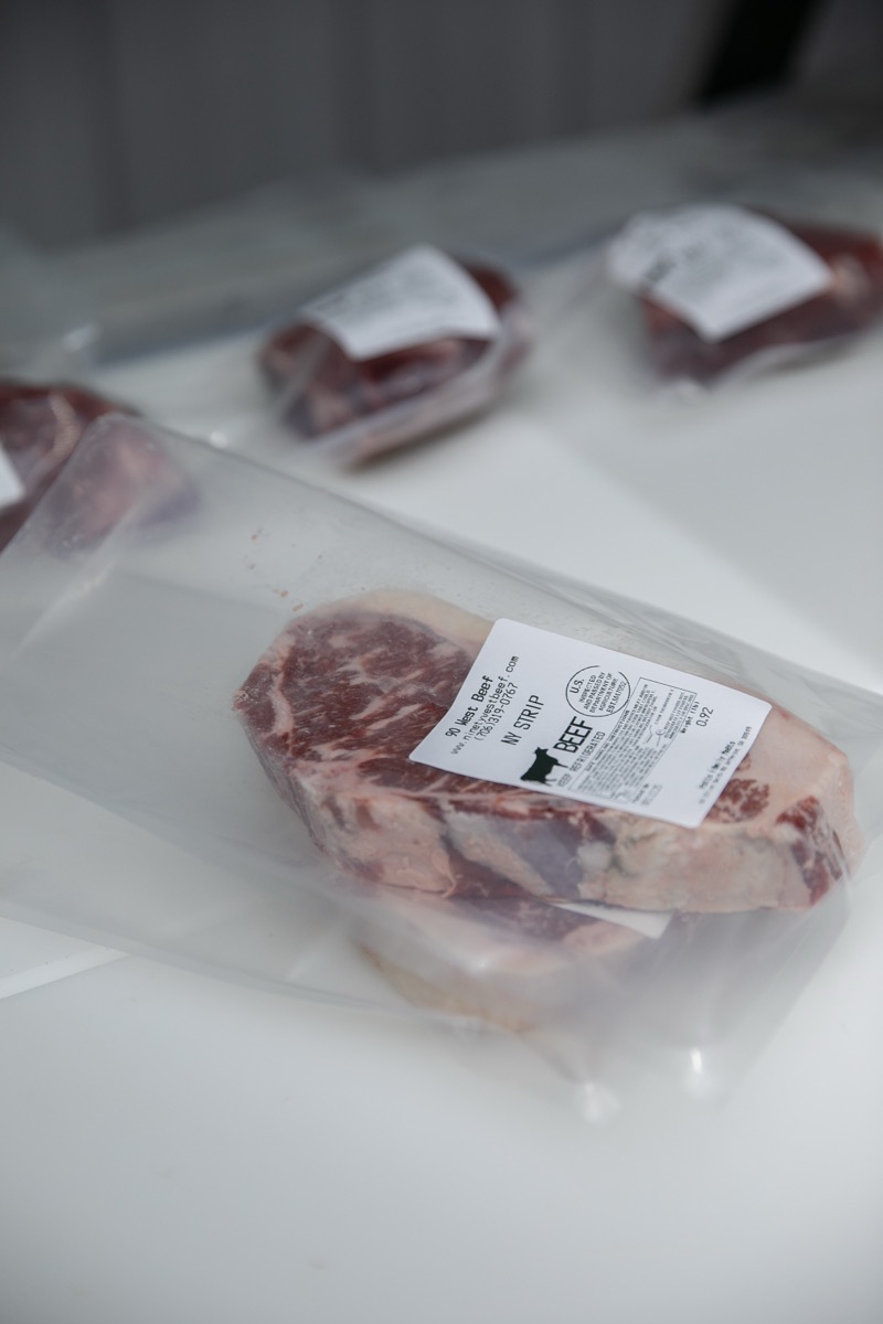 90 West Beef processing