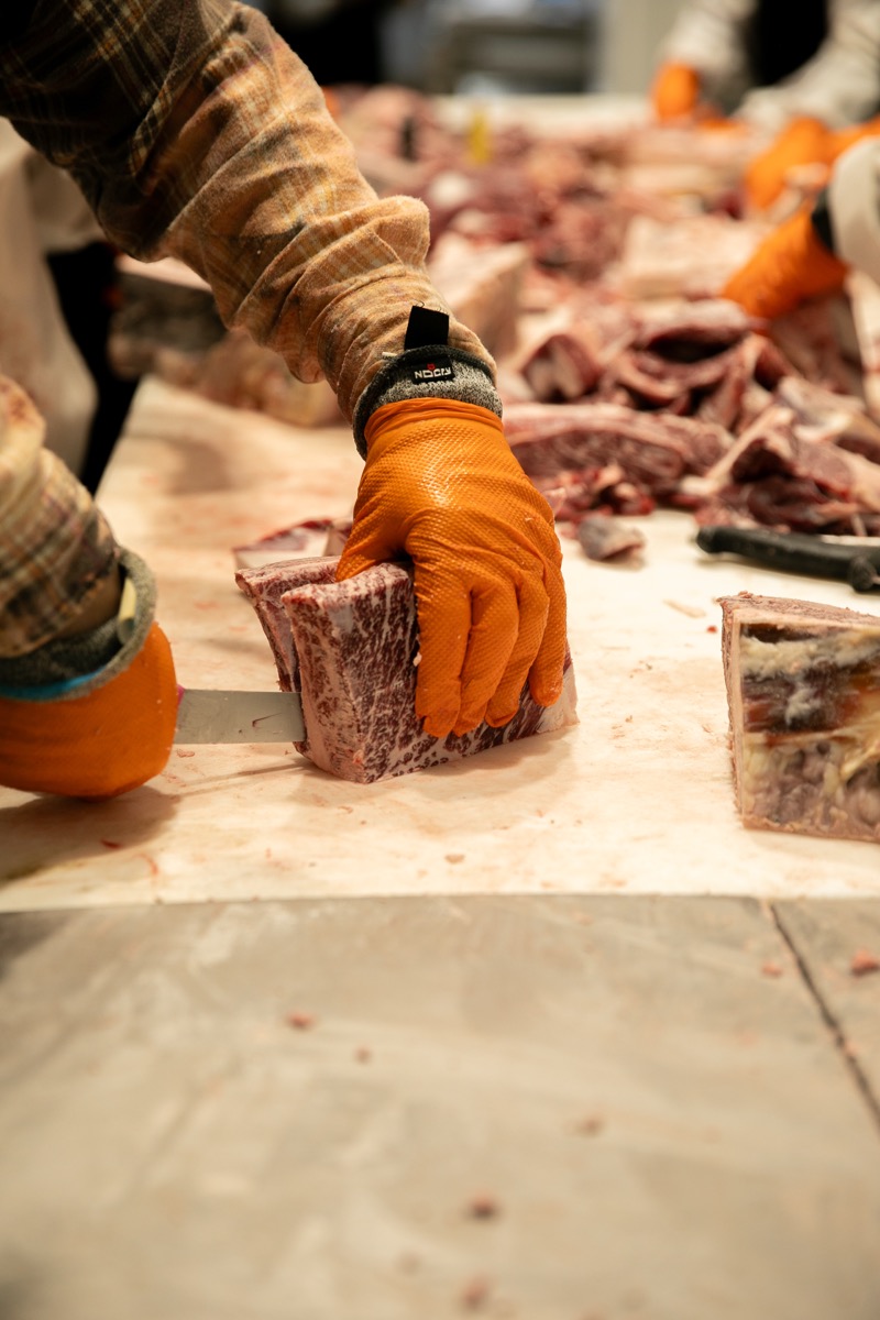 90 West Beef processing